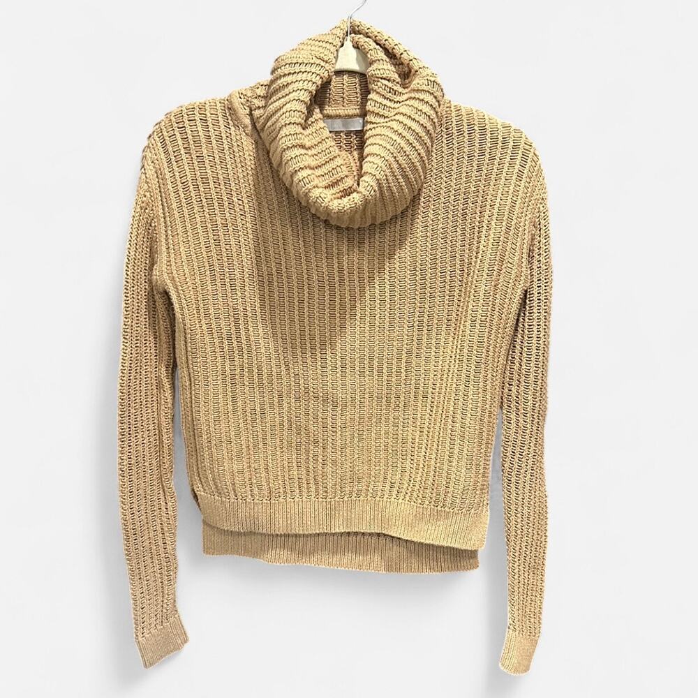 One Grey Day Cotton and Cashmere Cowl Neck Sweater - Picture 7 of 9